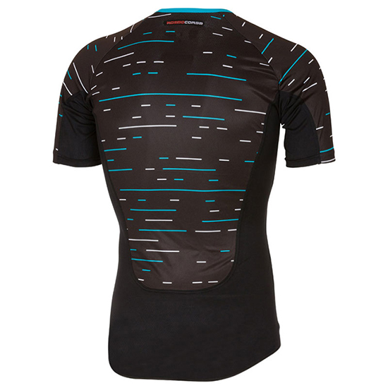 Maglia Sky Manica Corta 2017 nero e azzurro